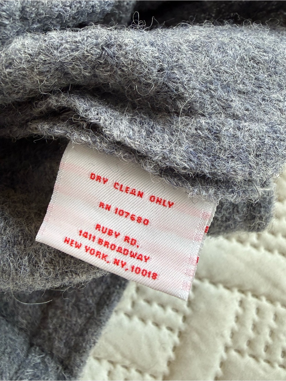 Ruby Rd. Gray Button-Front Wool Blend Jacket - Picture 8 of 12